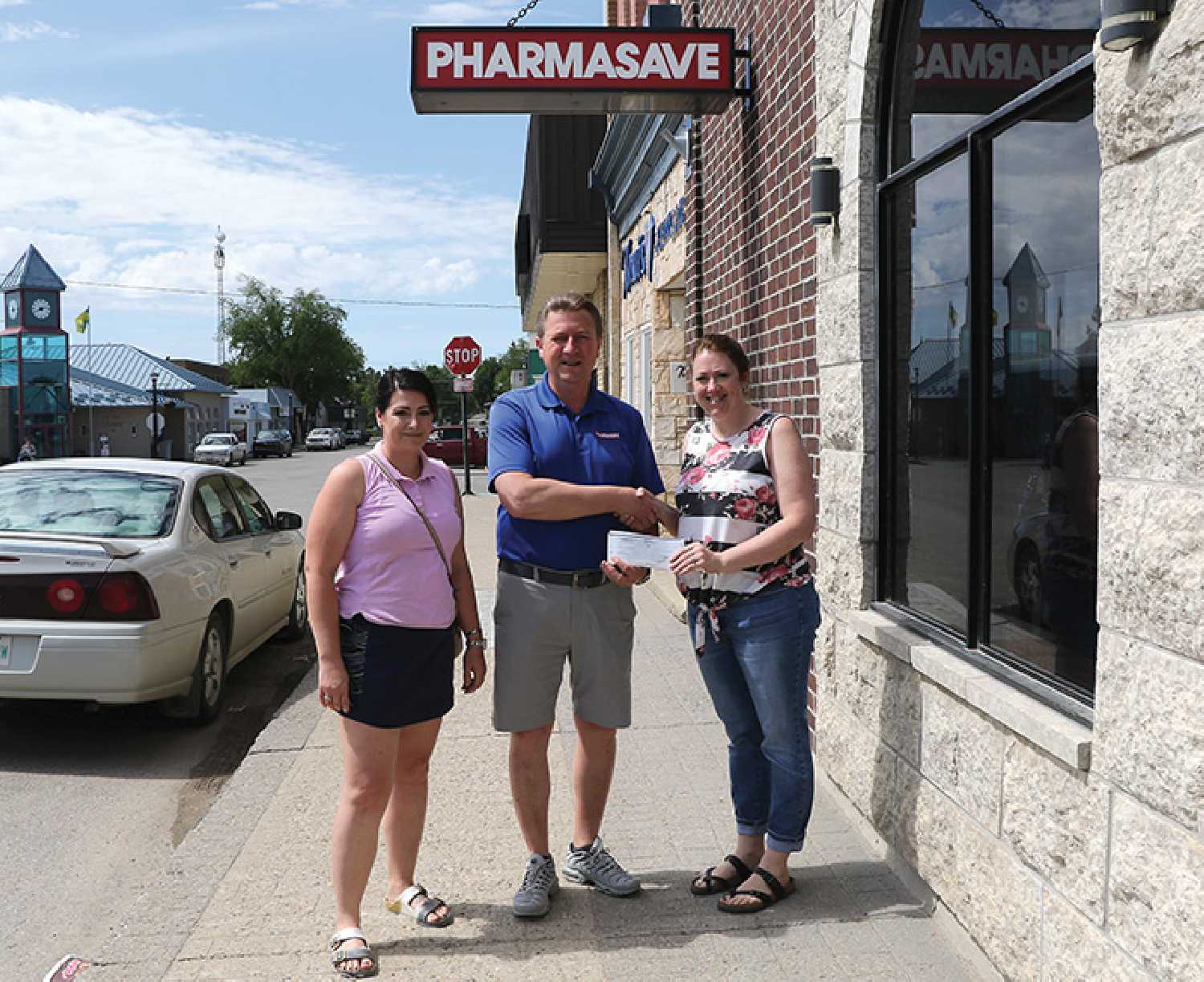 Pharmasave donates to playground committee.